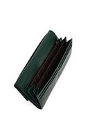 Women's Green Crocodile Patterned Wallet | Derimod