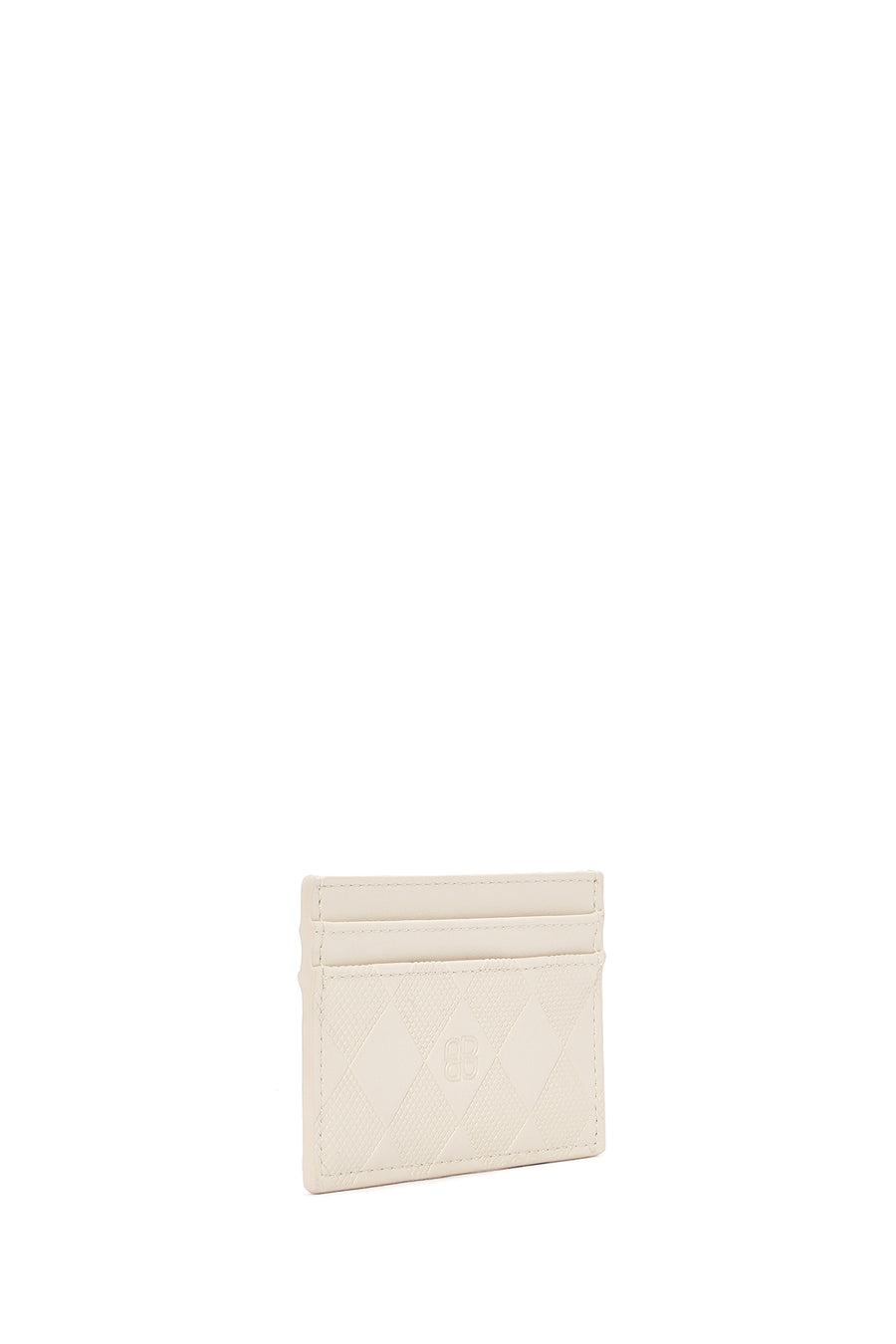 Women's Cream Printed Card Holder