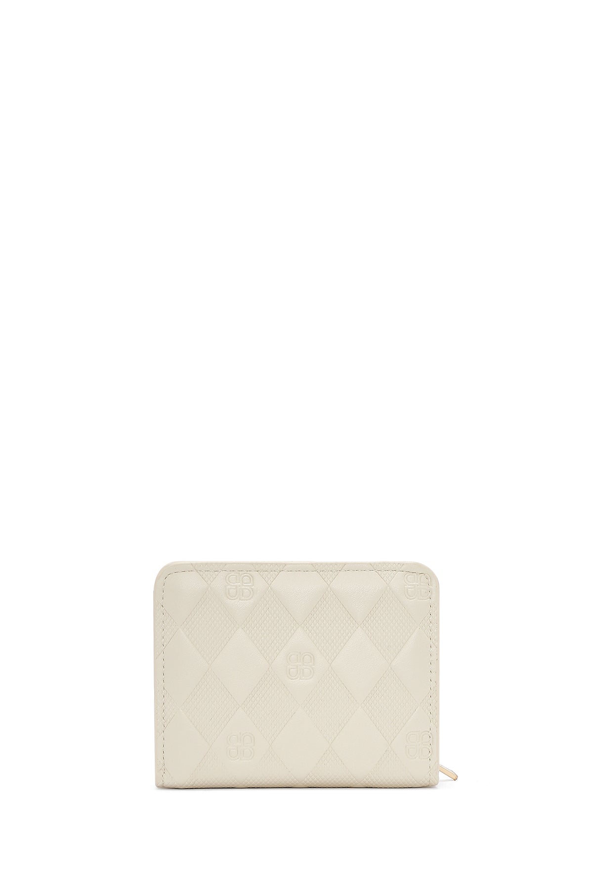 Kadın Krem Baskılı Cüzdan