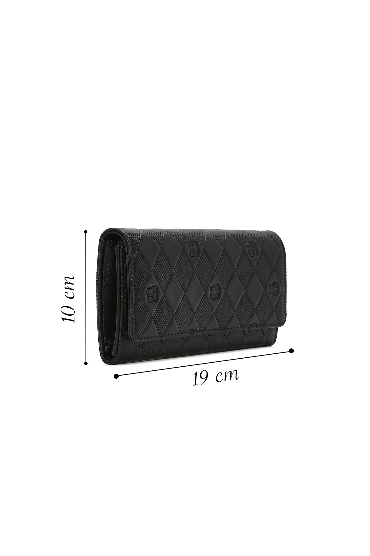Kadın Siyah Baskılı Cüzdan