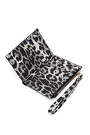 Kadın Siyah Leopar Cüzdan | Derimod