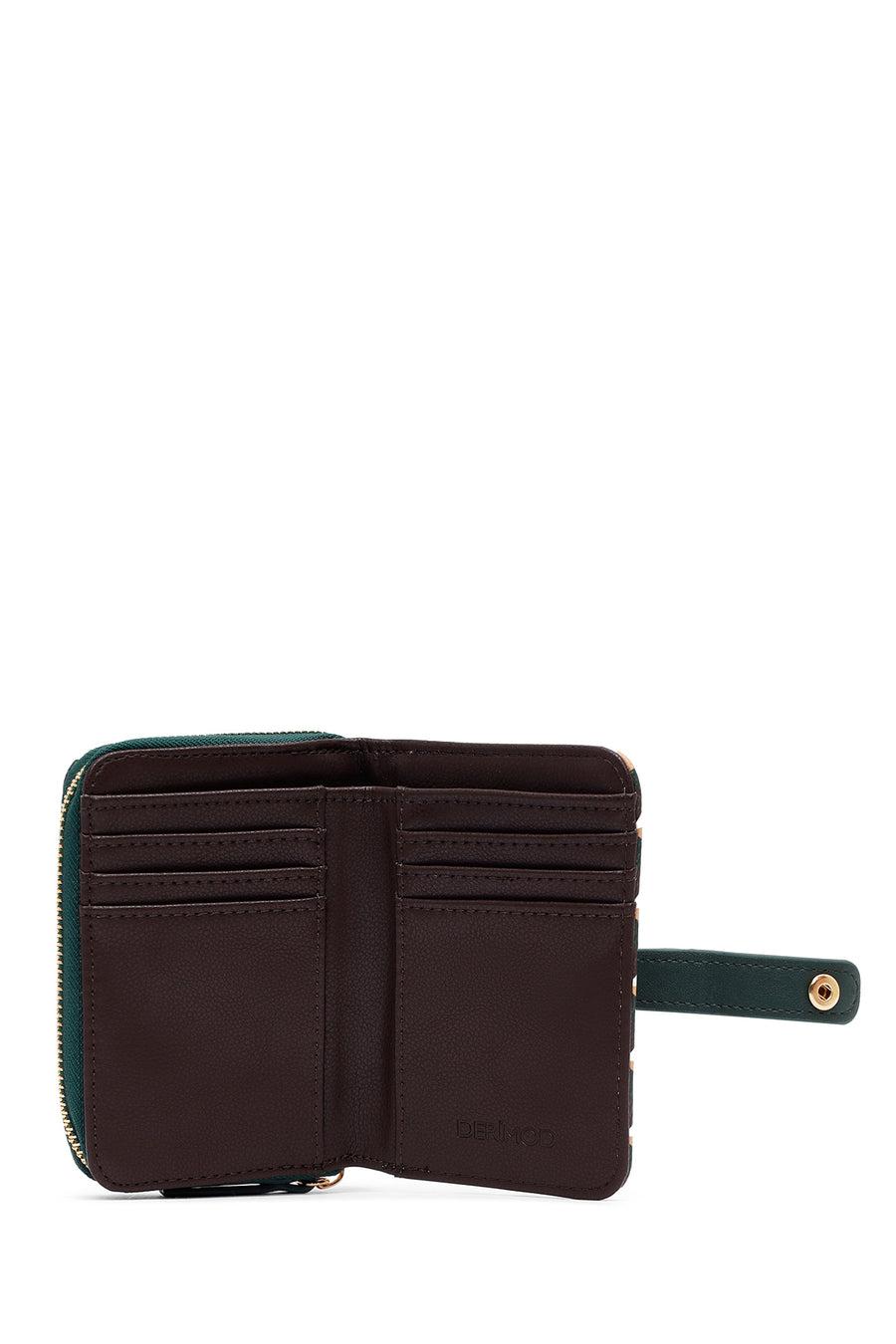 Woman Green Printed Wallet