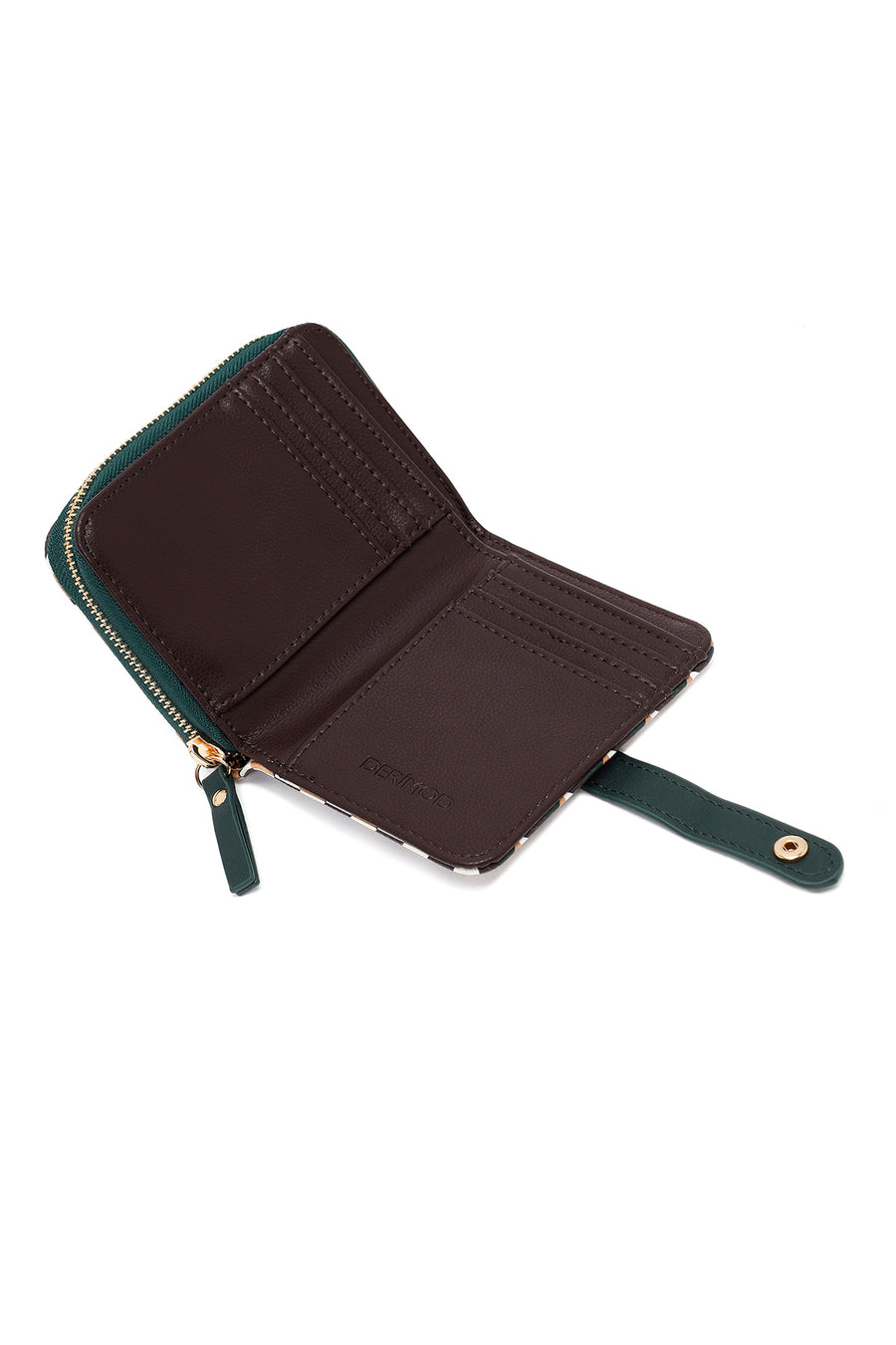 Woman Green Printed Wallet