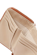 Woman Beige Printed Wallet | Derimod