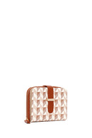 Woman Beige Printed Wallet | Derimod