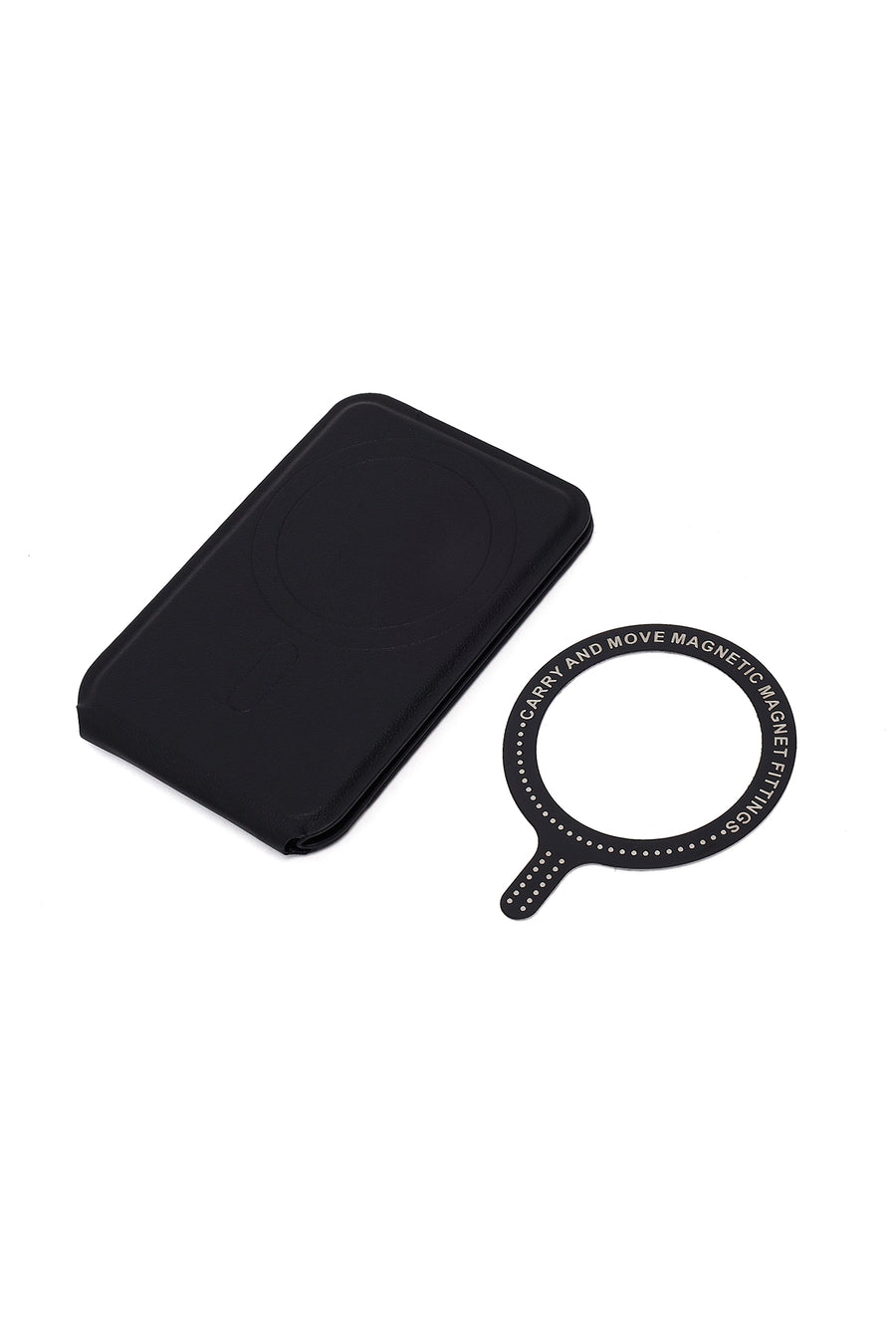 Male Black Magnetic Card Holder