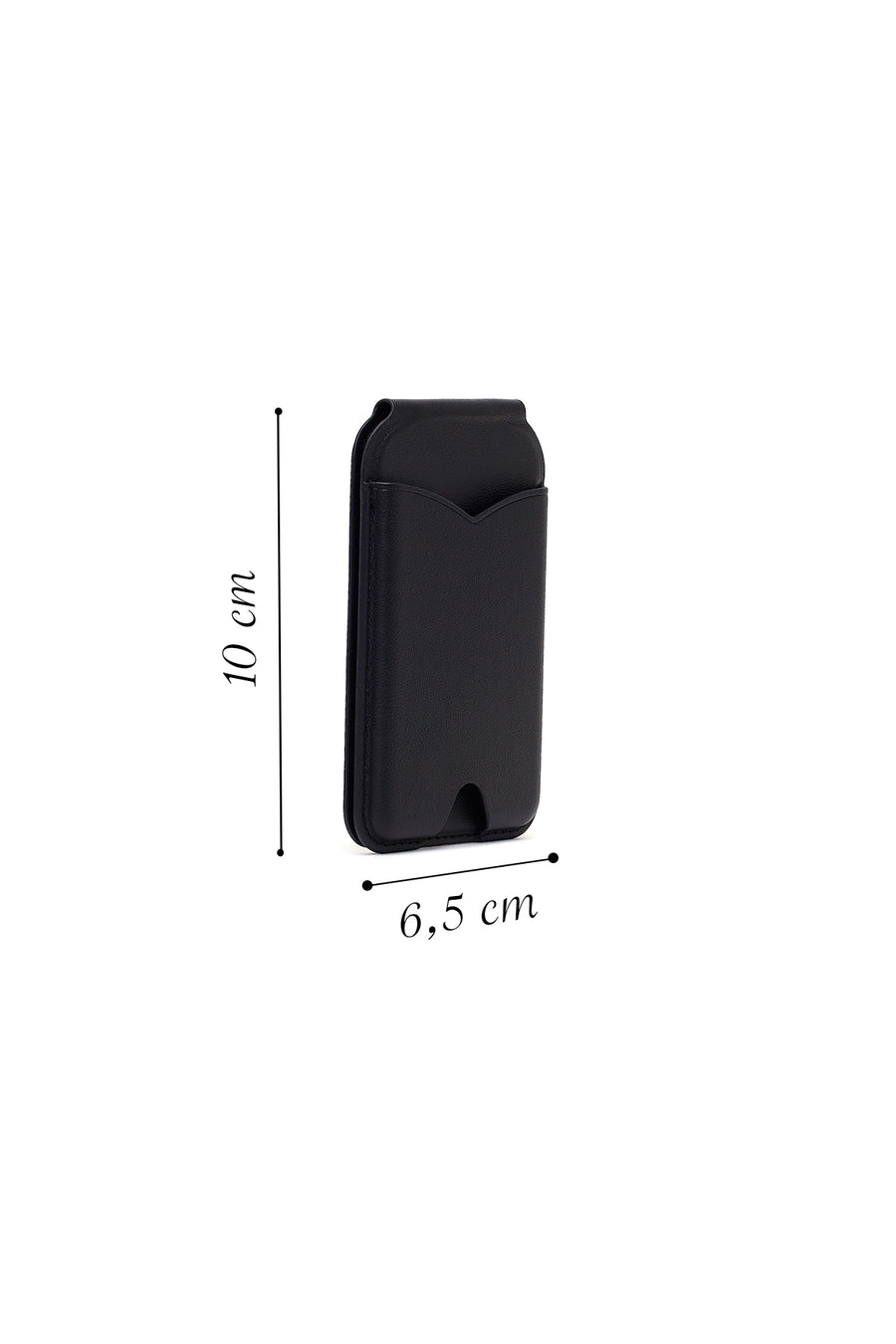 Woman Black Magnetic Cardholder