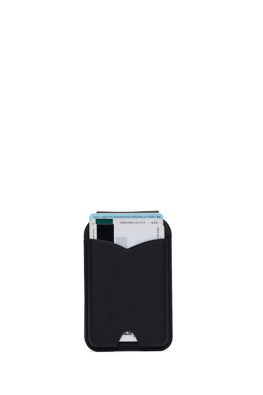 Woman Black Magnetic Cardholder