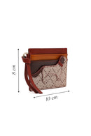 Women's Burgundy Patterned Card Holder | Derimod
