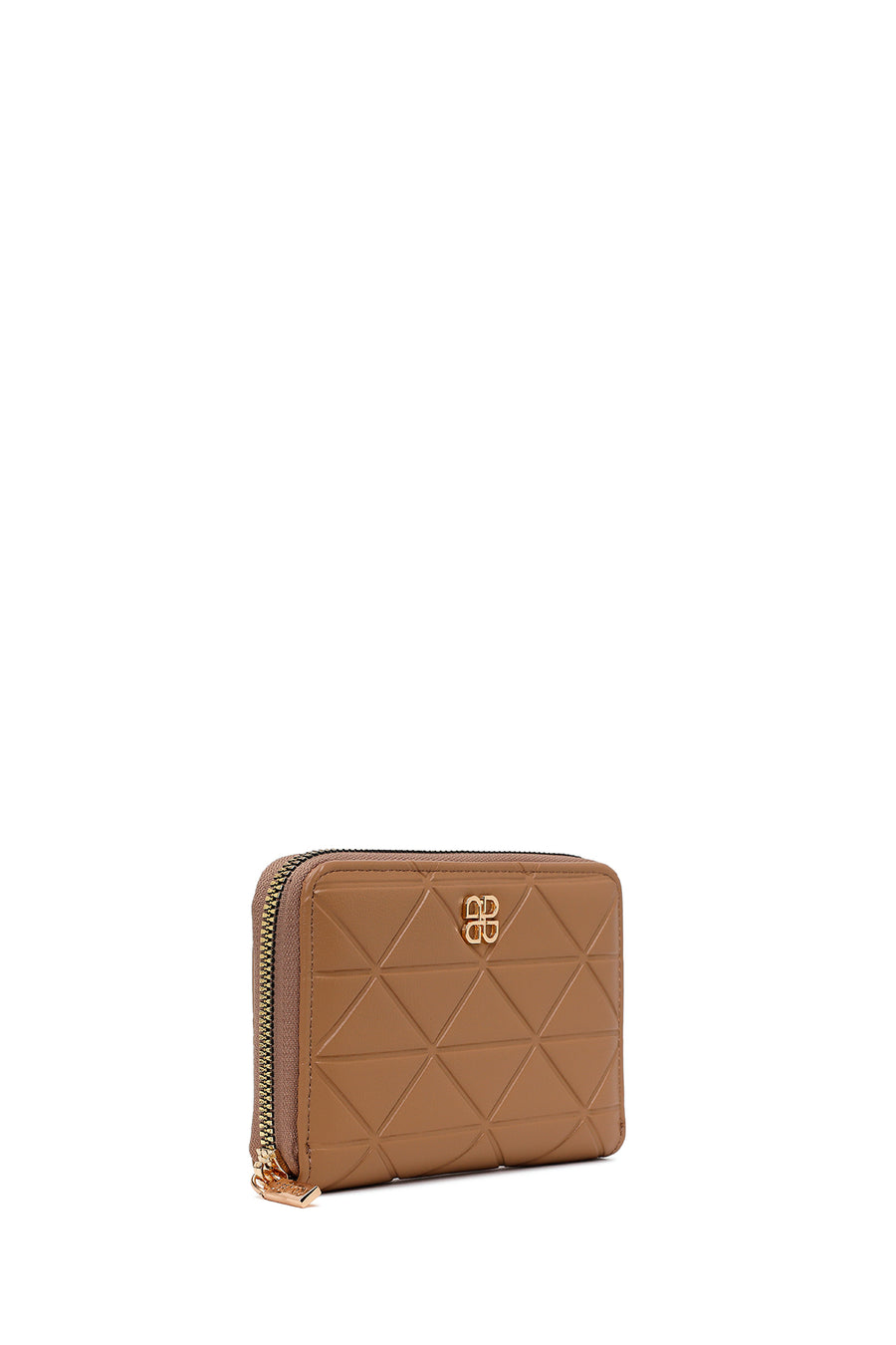 Woman Beige Printed Wallet