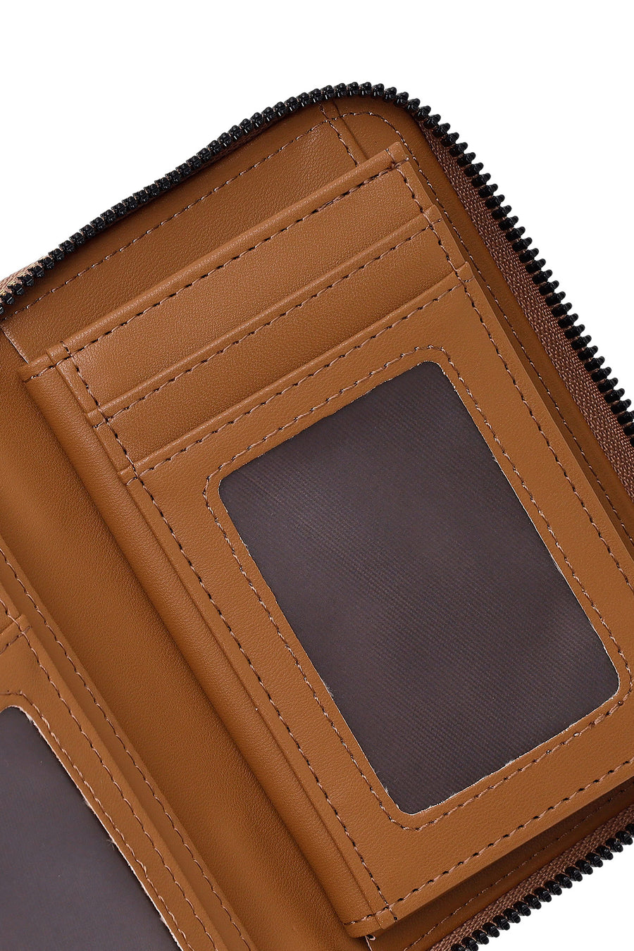 Woman Beige Printed Wallet