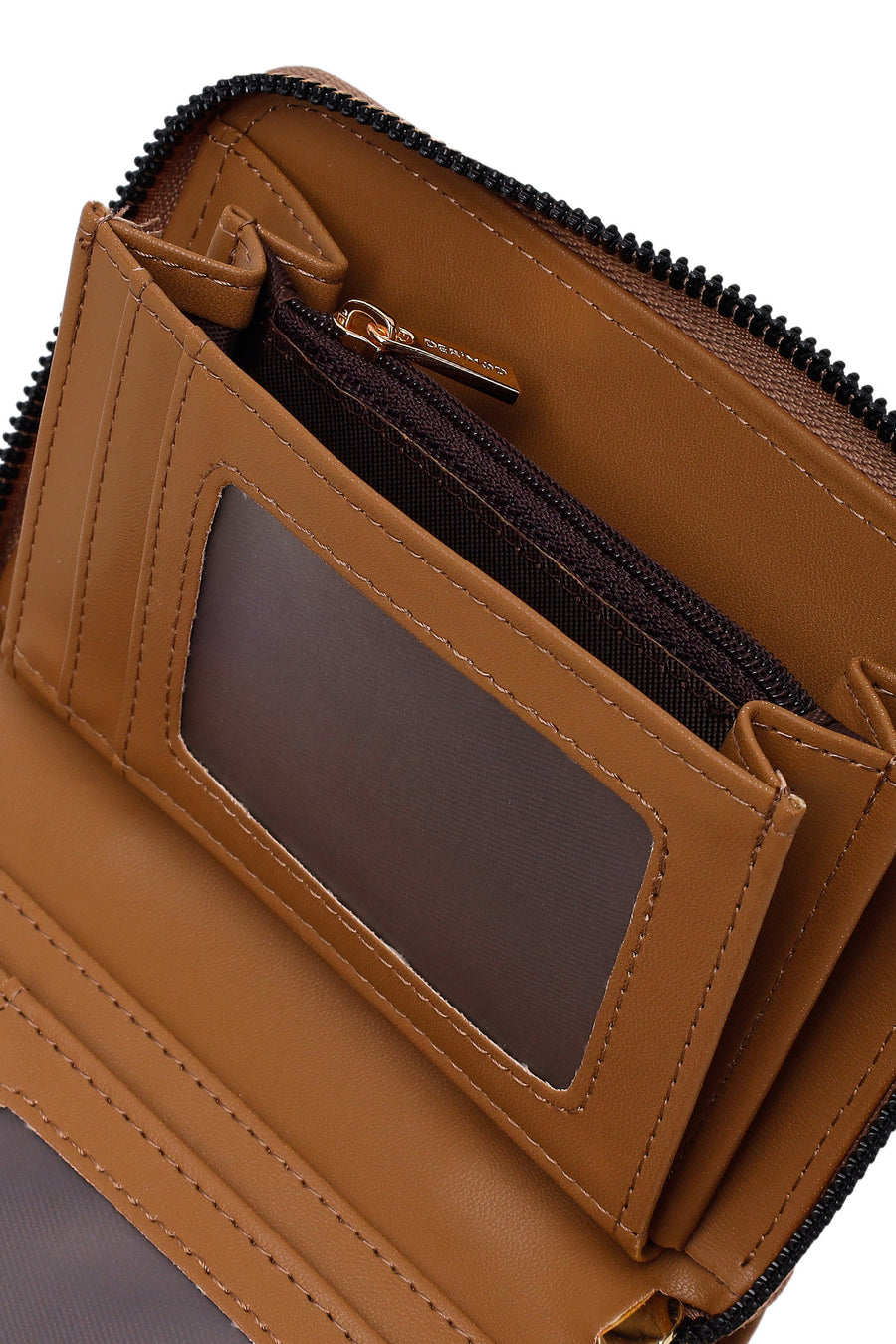 Woman Beige Printed Wallet