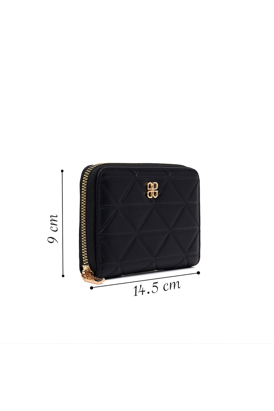 Woman Black Printed Wallet