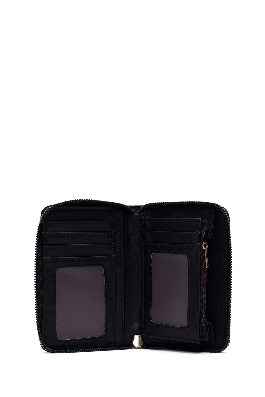 Woman Black Printed Wallet