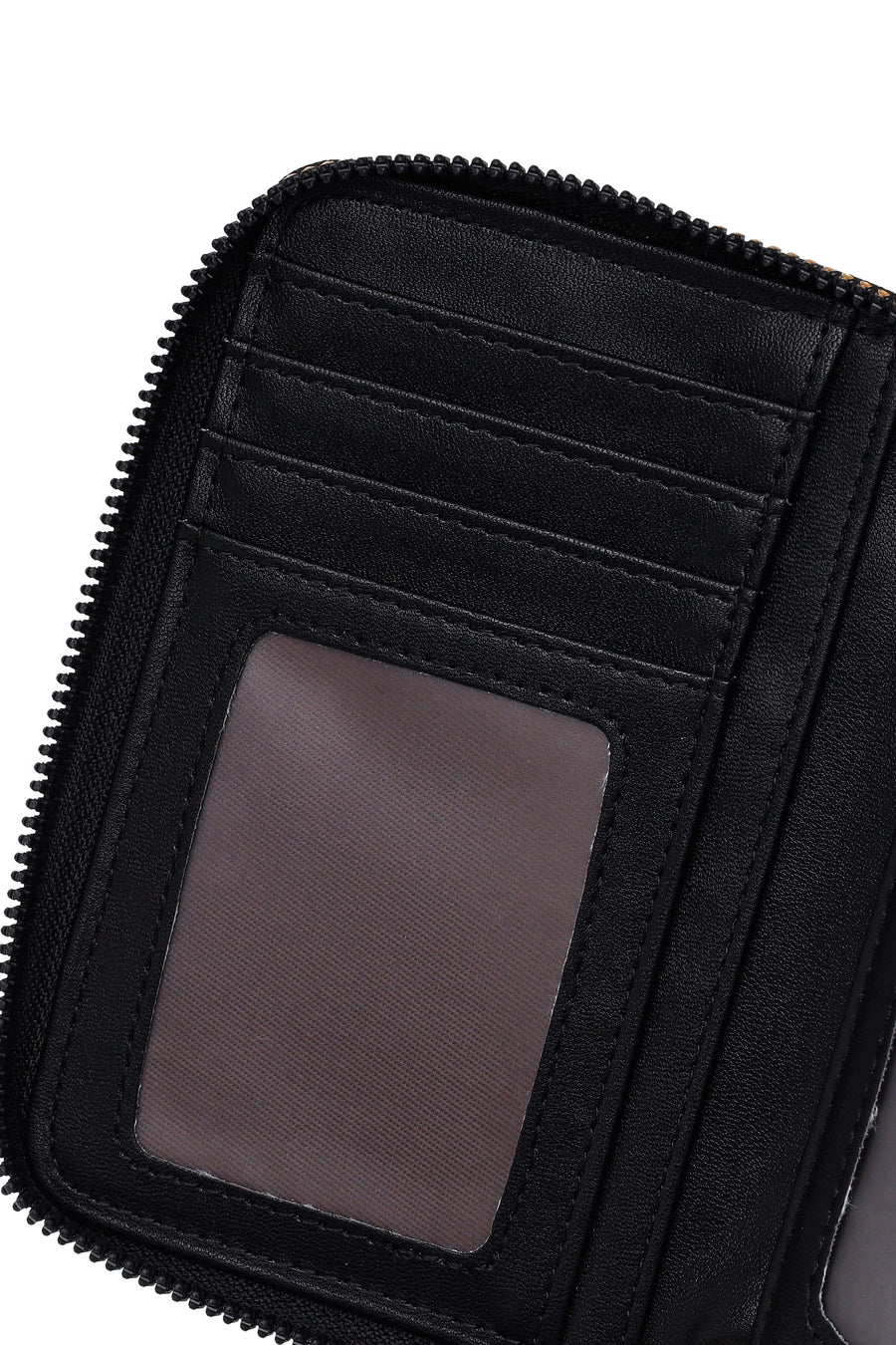 Woman Black Printed Wallet