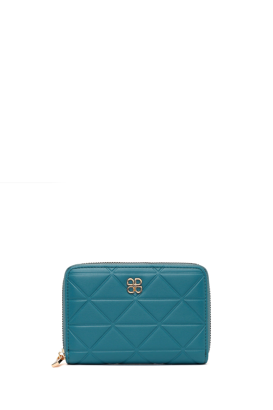 Woman Blue Printed Wallet 000A2D564926 | Derimod
