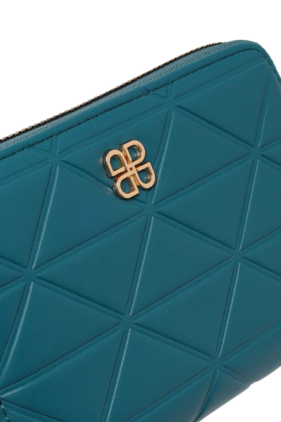 Woman Blue Printed Wallet