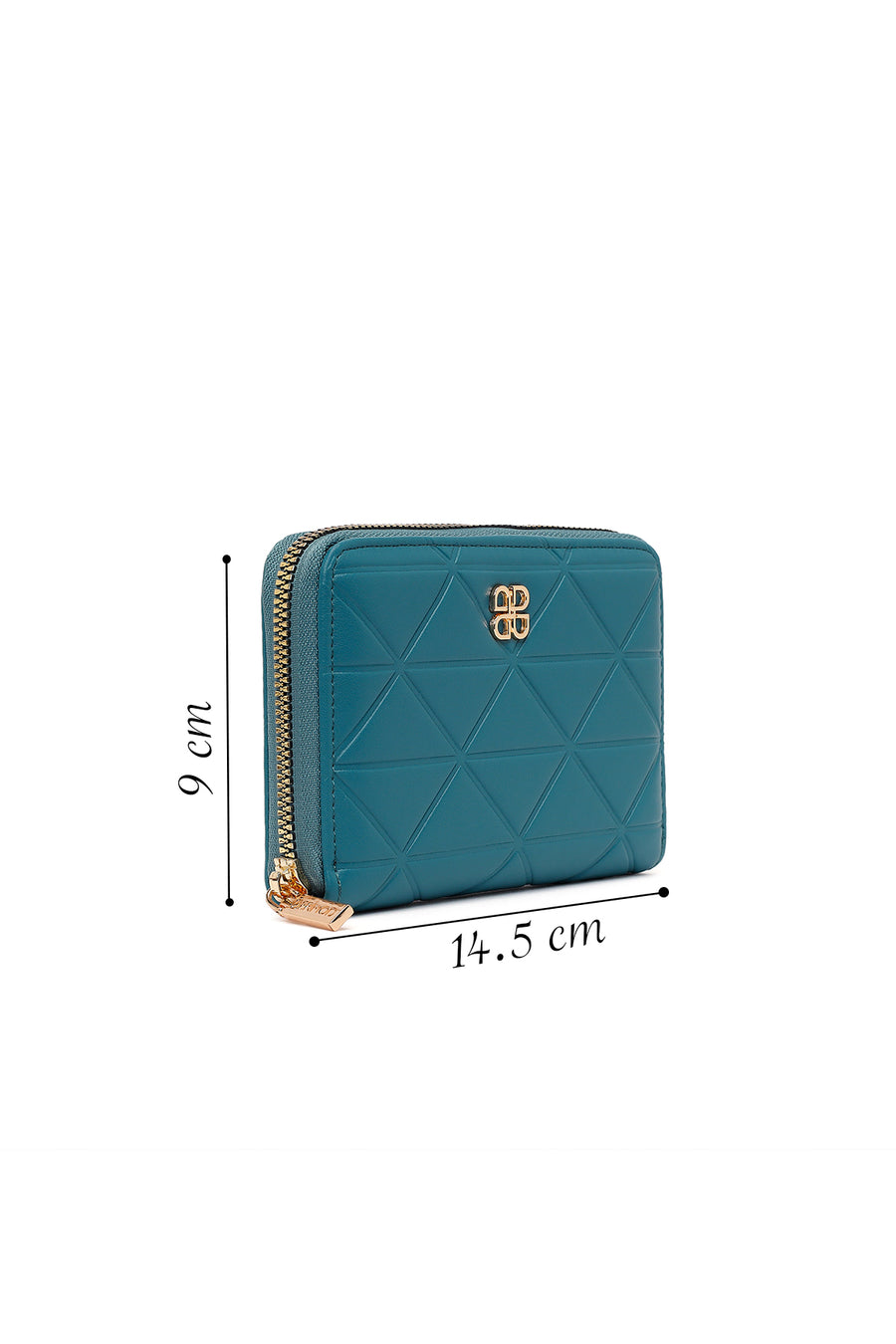 Woman Blue Printed Wallet