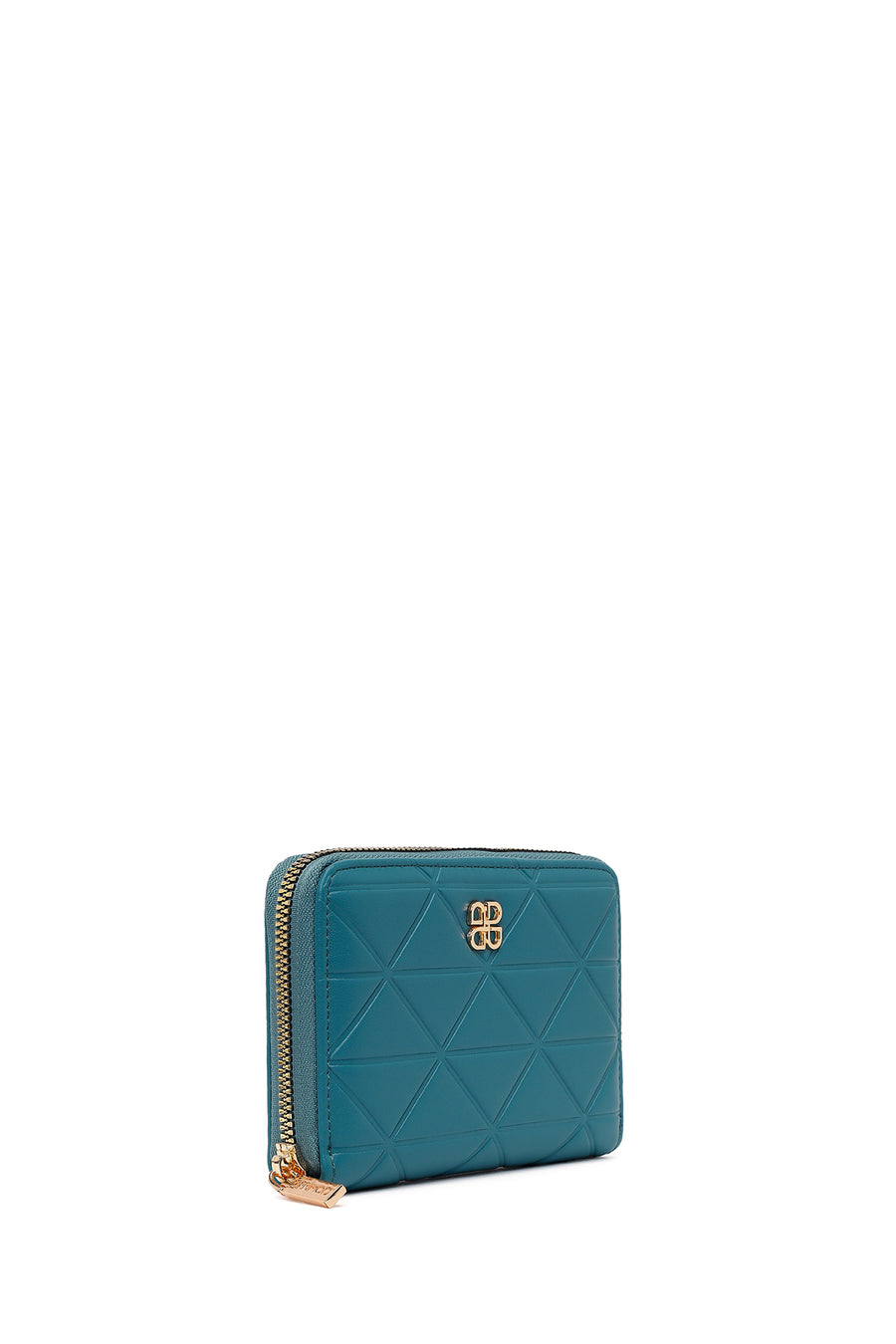 Woman Blue Printed Wallet