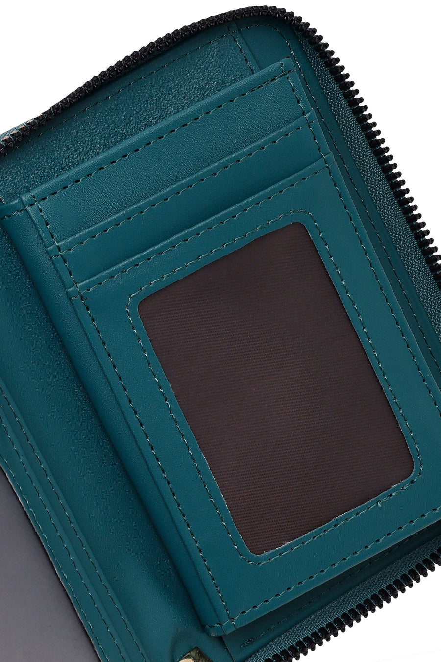 Woman Blue Printed Wallet