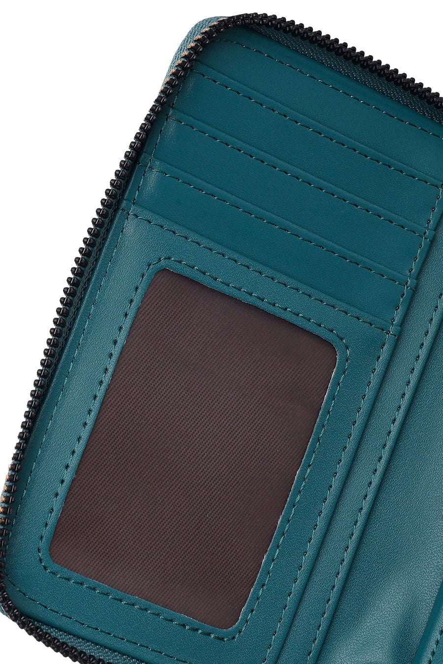 Woman Blue Printed Wallet