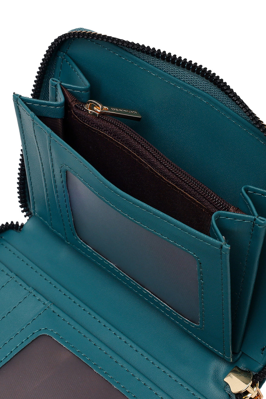 Woman Blue Printed Wallet