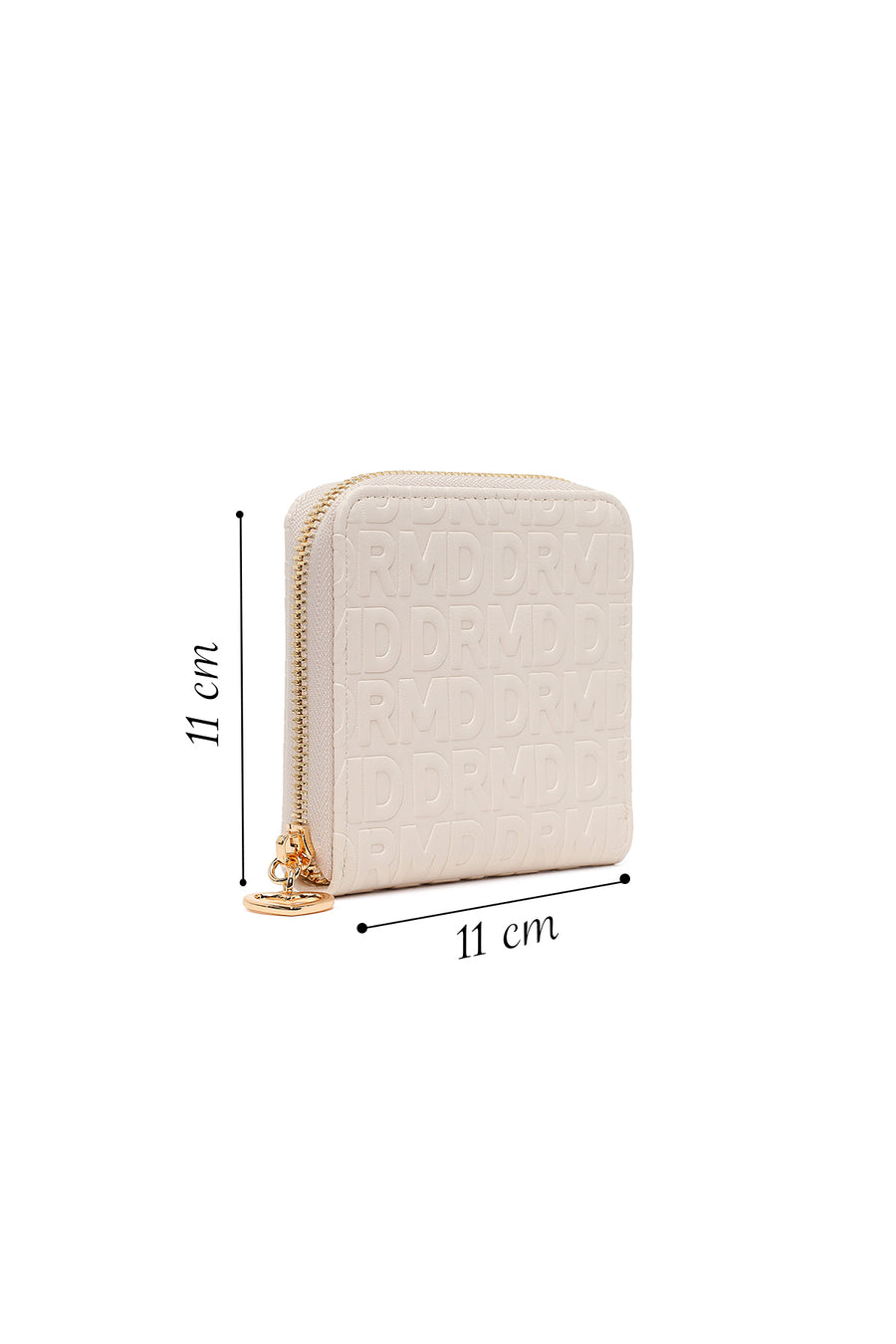 Woman Cream Printed Wallet