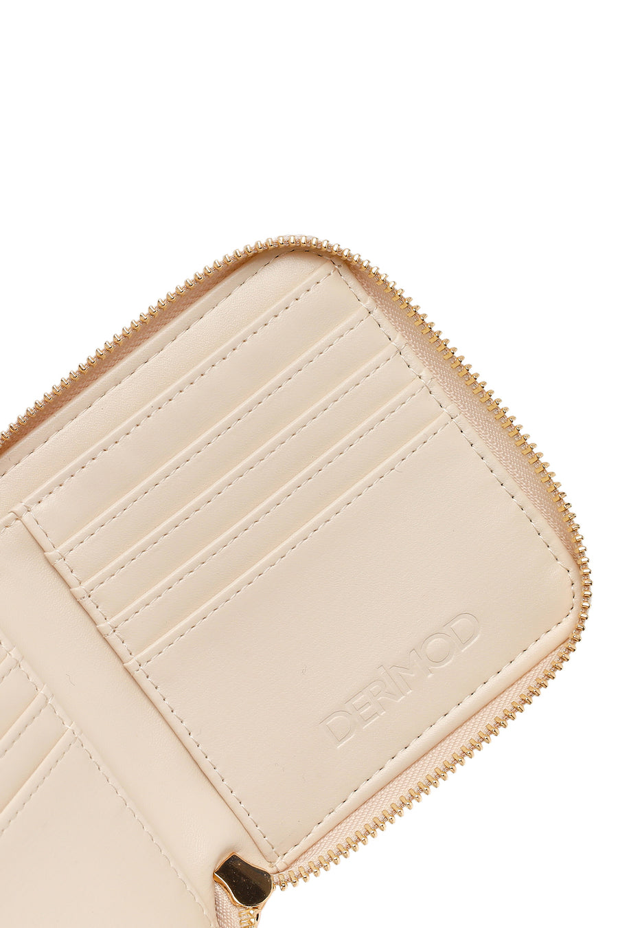Woman Cream Printed Wallet