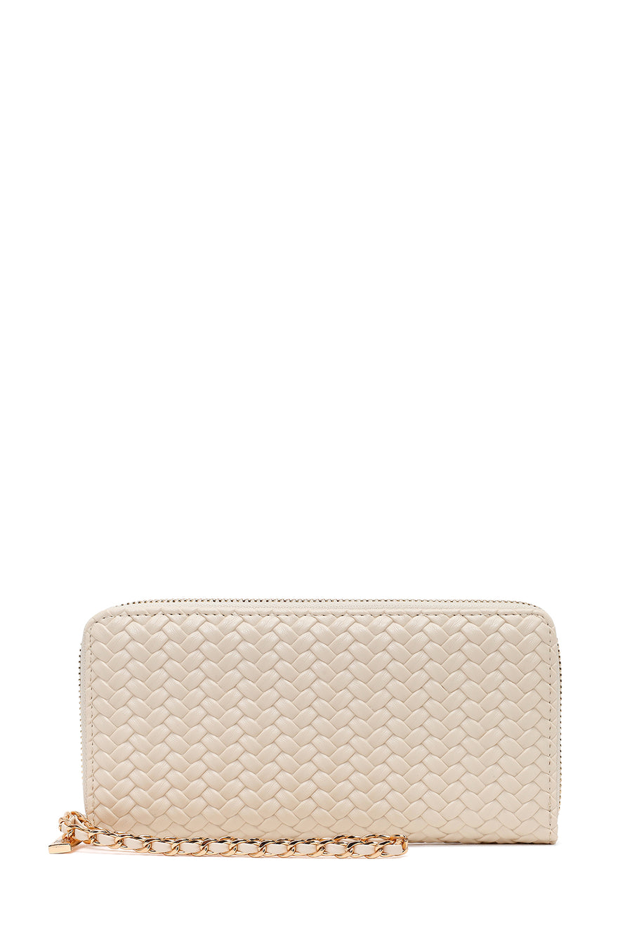 Woman Cream Braided Wallet 000A2D570426 | Derimod