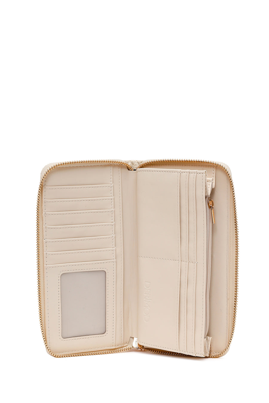 Woman Cream Braided Wallet