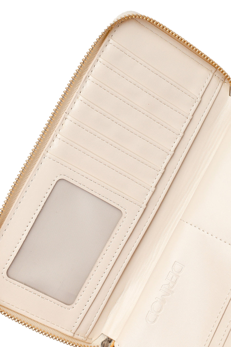 Woman Cream Braided Wallet