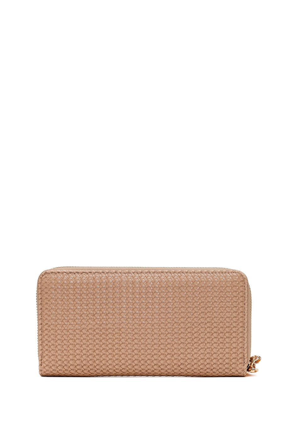 Woman Mink Braided Wallet