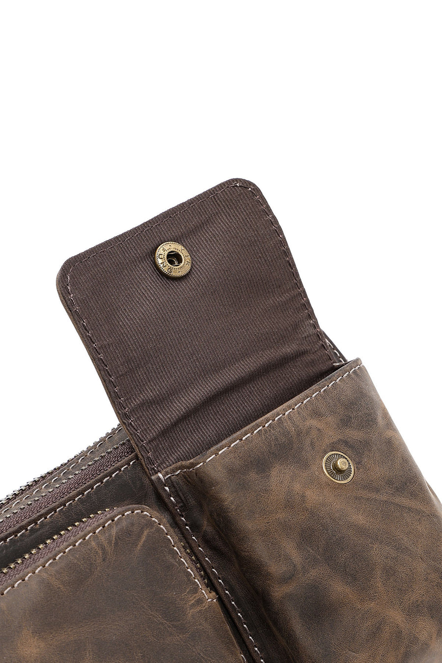 Men's Mink Leather Waist Bag