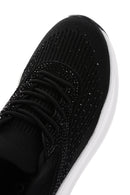 Women's Black Thick Soled Sneaker | Derimod