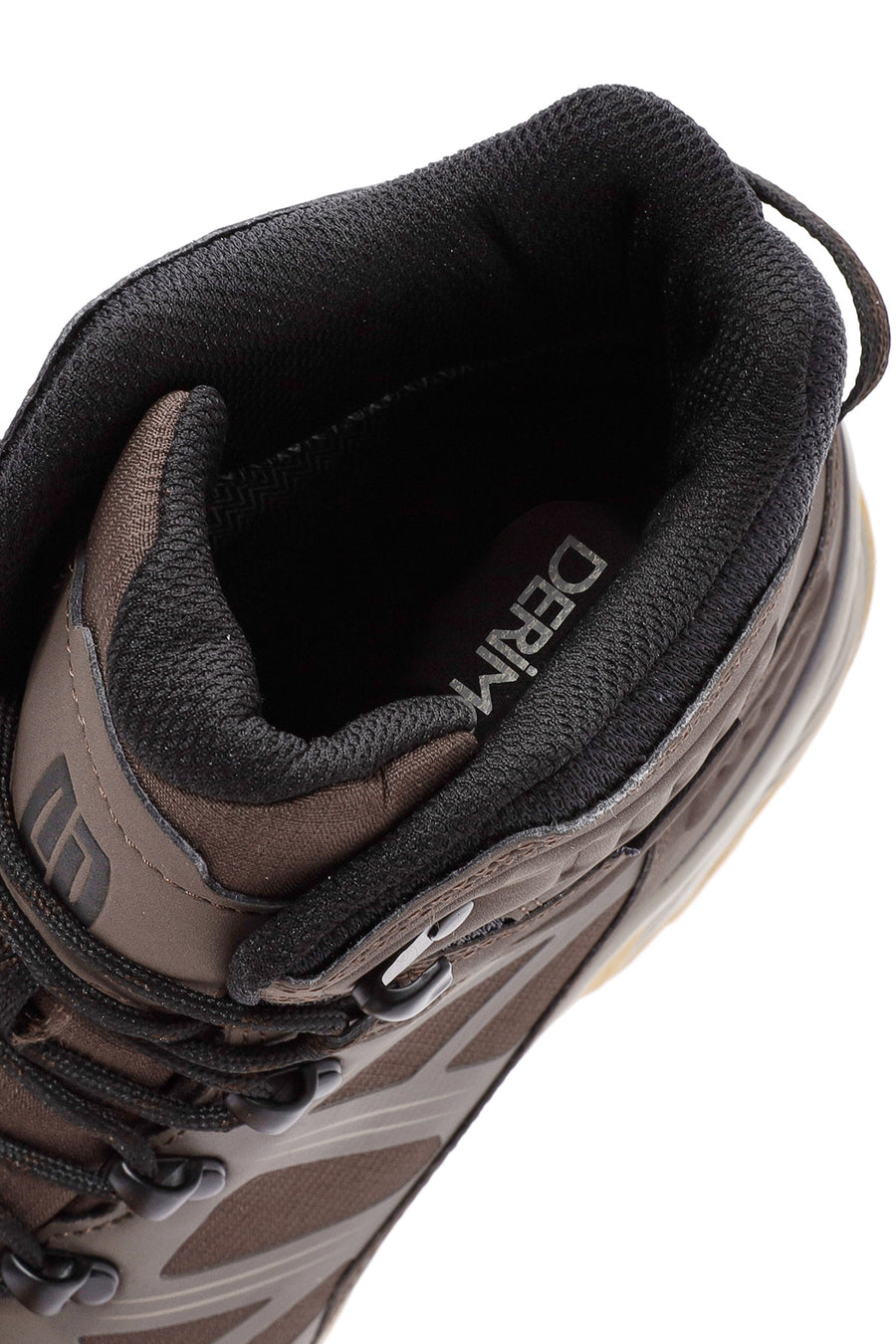 Derimod Dry Men's Brown Laced Waterproof Leather Outdoor Boots