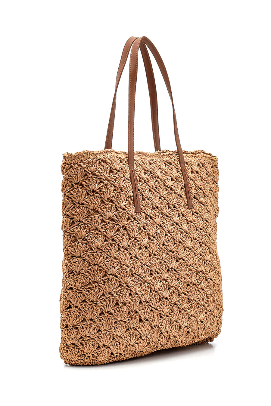 Women's Straw Shoulder Bag