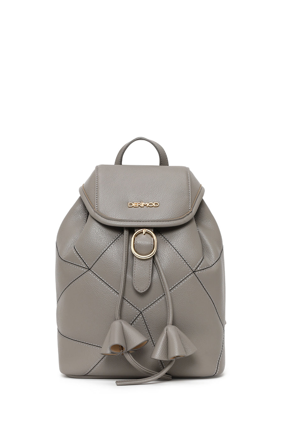Woman Gray Backpack