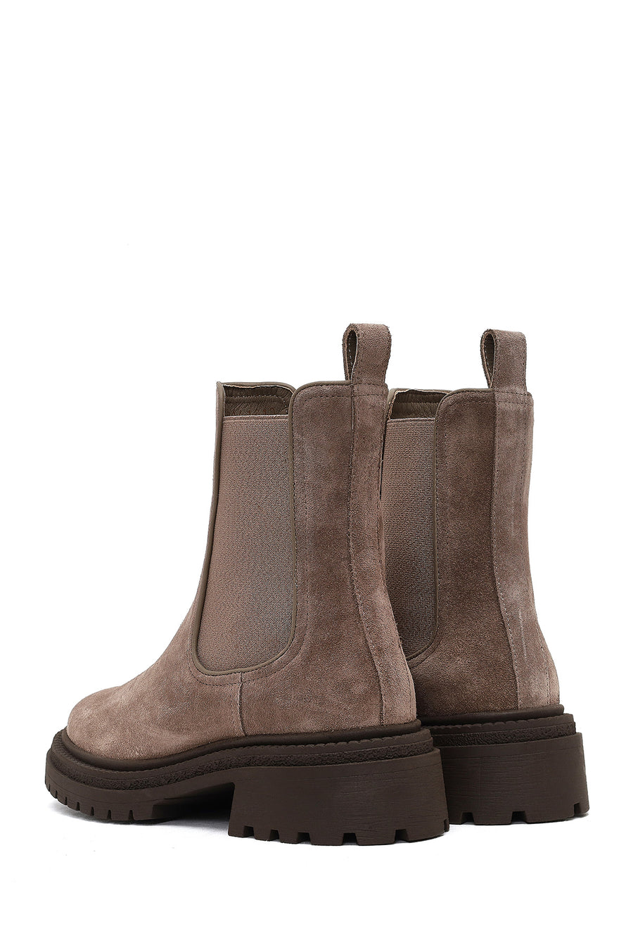 Women's Mink Suede Leather Chelsea Boot