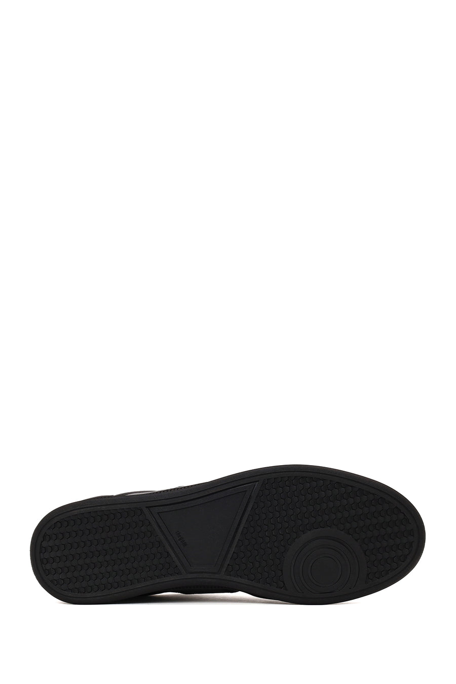 Male Black Lace-up Leather Sneaker