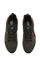 Derimod Zero Men's Green Lace Up Fabric Sneaker | Derimod