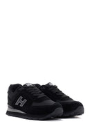 Hammer Jack Men's Black-Smoked Peru Suede Leather Sneaker | Derimod