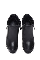 Women's Black Leather Casual Boots | Derimod