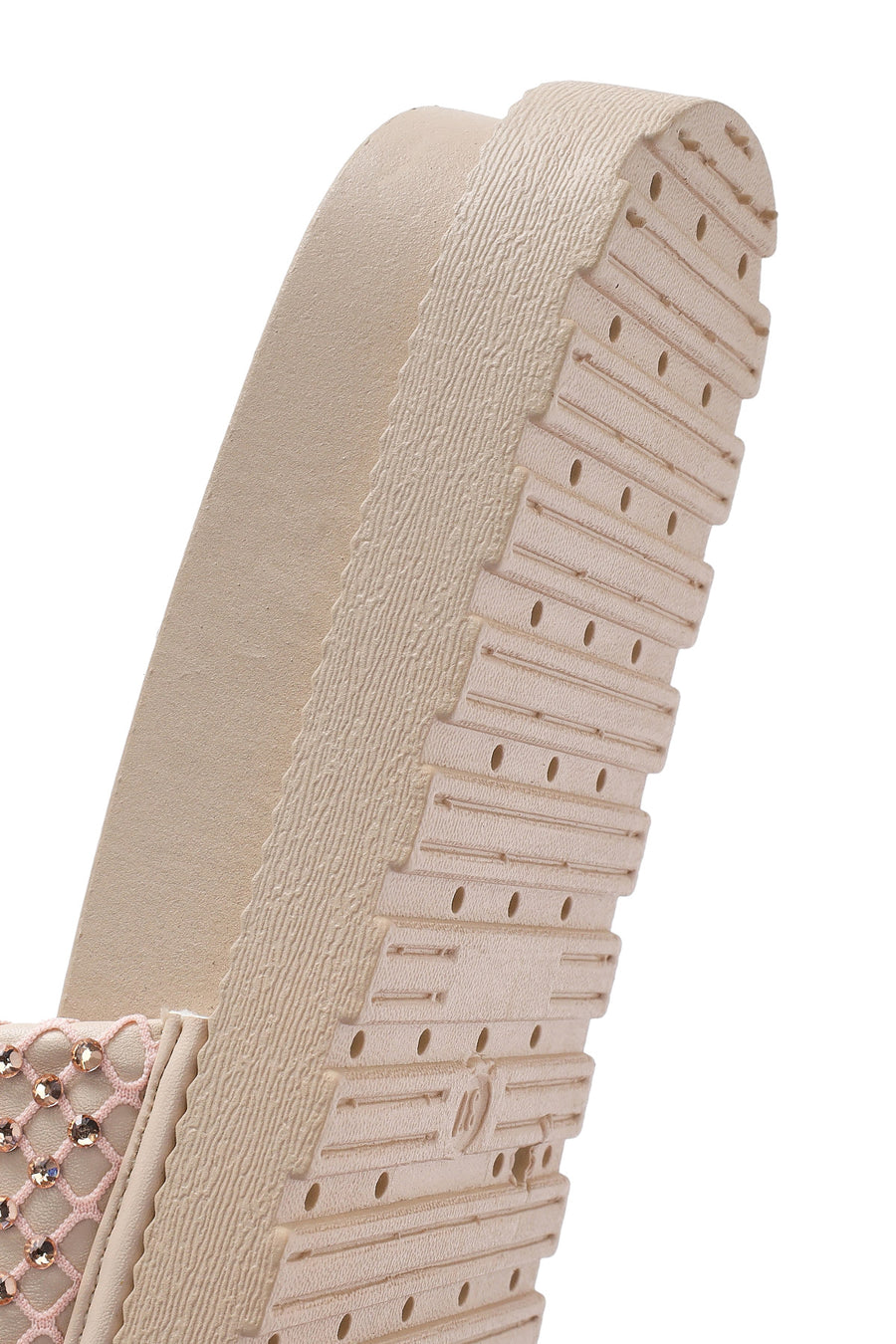 Woman Pink Stone Slippers