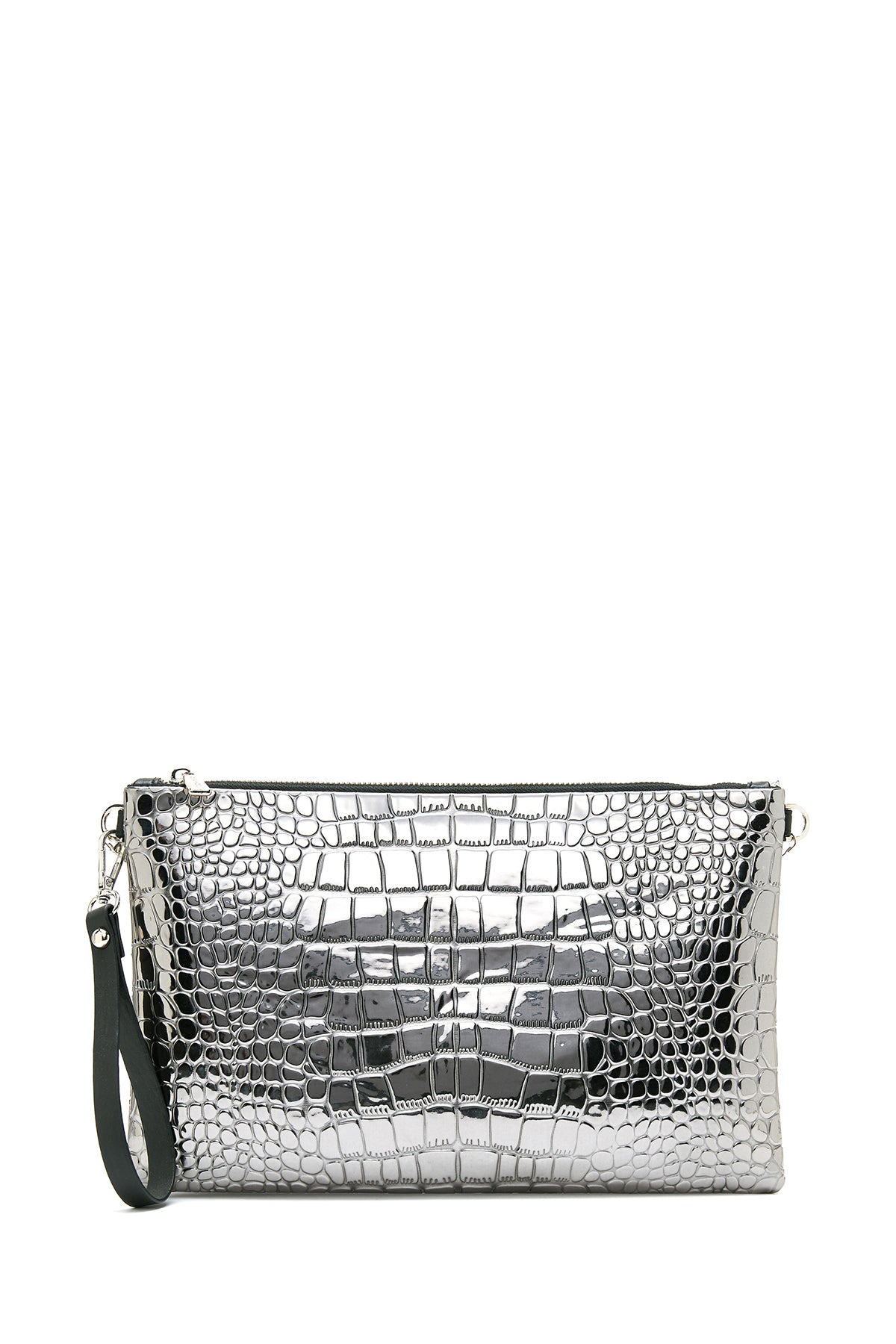 Women's Silver Portfolio Bag 22WBD2210HR | Derimod