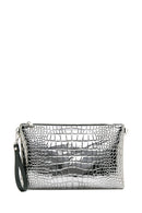 Women's Silver Portfolio Bag | Derimod