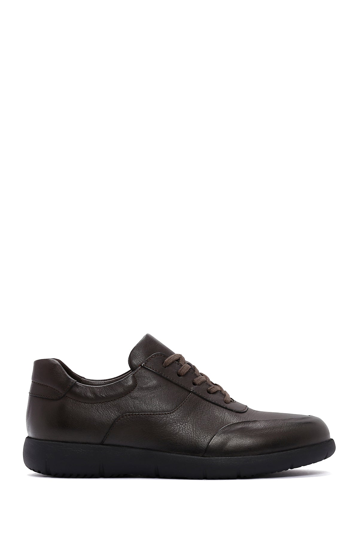 Men's Brown Leather Sneaker 23WFD608718 | Derimod