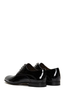 Men's Black Leather Patent Leather Classic Shoes | Derimod