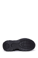 Women's Black Thick Soled Sneaker | Derimod