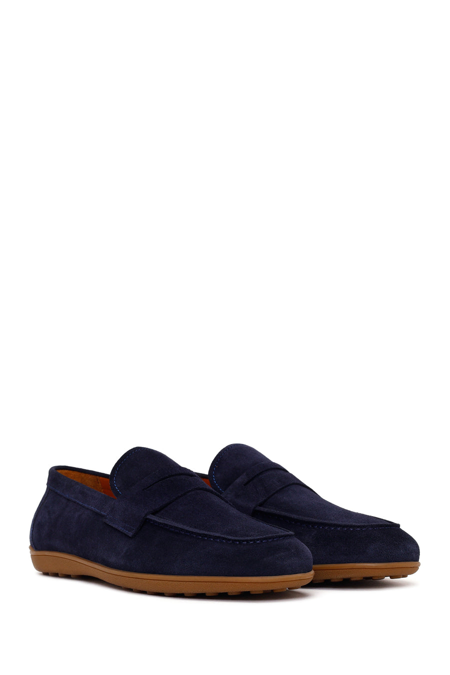 Male Navy Suede Loafer