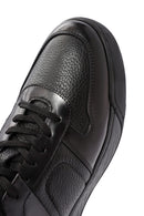 Men's Black Lace-up Leather Sneaker | Derimod